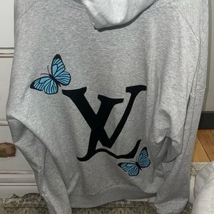 Designer Inspired Butterfly Zip Up Hoodie